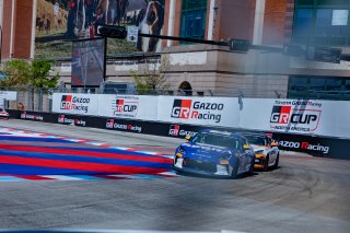 \Java House Grand Prix of Arlington#1\, Java House Grand Prix of Arlington, 98, Max Schweid, RVA Graphics Motorsports by Speed Syndicate, SEGRA, Toyota GR86, 42, Parker DeLong, TechSport Racing, Soundgear, Bella Galloway / TGRNA, Toyota GR Cup, Round1 - R | SRO Motorsports Group