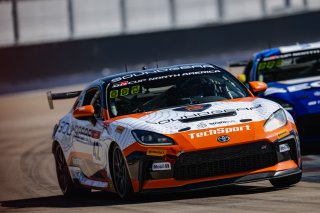 #42 Toyota GR86 of Parker DeLong, 2026, Am, Arlington, GR Cup, Mar 13 - 15, SRO America, TX, TechSport Racing
 | Fred Hardy | www.echoandorigin.studio &copy;2026