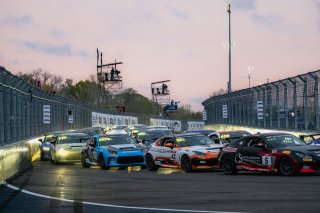 #42 Toyota GR86 of Parker DeLong, TechSport Racing, GR Cup, Am, #17 Toyota GR86 of Malbec Ramos, SRO America, Arlington, TX, Mar 13 - 15, 2026
 | Fred Hardy | www.echoandorigin.studio &copy;2026