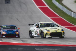 #21 Toyota GR86 of Michael Edwards, Eagles Canyon w/Fast Track, GR Cup, Am, SRO America, Circuit of The Americas, Austin, TX, Apr 24 - 26, 2026
 | Fred Hardy | www.echoandorigin.studio &copy;2026