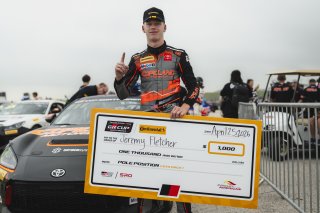 Race 1 Pole Position, #22 Toyota GR86 of Jeremy Fletcher, Copeland Motorsports, GR Cup, Am, SRO America, Circuit of The Americas, Austin, TX, Apr 24 - 26, 2026
 | Fred Hardy | www.echoandorigin.studio &copy;2026