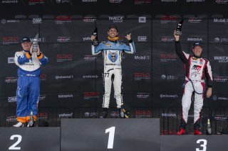 #77 Toyota GR86 of Alcyr Araujo, BSI Racing, GR Cup, Am, SRO America, Circuit of The Americas, Austin, TX, Apr 24 - 26, 2026, #86 Toyota GR86 of Andrew Gilleland, Dream Machine @ Eagles Canyon, #8 Toyota GR86 of Tom Rudnai
 | Fred Hardy | www.echoandorigin.studio &copy;2026