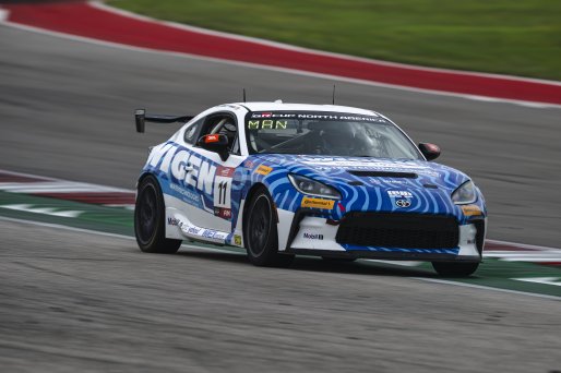 #11 Toyota GR86 of Garrett Manes, RVA Graphics Motorsports by Speed Syndicate, GR Cup, Am, SRO America, Circuit of The Americas, Austin, TX, Apr 24 - 26, 2026
 | Fred Hardy | www.echoandorigin.studio &copy;2026