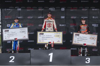 #15 Toyota GR86 of Spike Kohlbecker, TechSport Racing, GR Cup, Am, SRO America, Circuit of The Americas, Austin, TX, Apr 24 - 26, 2026, #98 Toyota GR86 of Max Schweid, RVA Graphics Motorsports by Speed Syndicate, #22 Toyota GR86 of Jeremy Fletcher, Copela | Fred Hardy | www.echoandorigin.studio &copy;2026