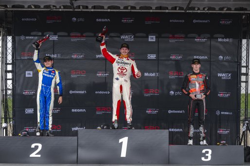 #15 Toyota GR86 of Spike Kohlbecker, TechSport Racing, GR Cup, Am, SRO America, Circuit of The Americas, Austin, TX, Apr 24 - 26, 2026, #98 Toyota GR86 of Max Schweid, RVA Graphics Motorsports by Speed Syndicate, #22 Toyota GR86 of Jeremy Fletcher, Copela | Fred Hardy | www.echoandorigin.studio &copy;2026