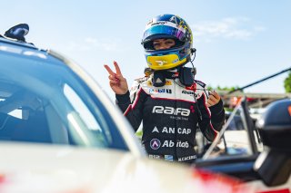 The Toyota GR Cup  Qualifying - Q1 in Braselton, Georgia on Saturday, June 13, 2026.

Qualifying, Qualifying - Q1 
812, Maite Caceres, RAFA Racing Team, Toyota GR86, RAFA Racing Club, 812 Apparel, Podium 1

Photo by
&mdash; JA | SRO Motorsports Group