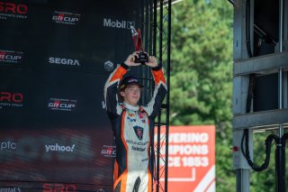 Braselton, Road Atlanta, 42, Parker DeLong, TechSport Racing, Toyota GR86, Soundgear, Bella Galloway / TGRNA, Toyota GR Cup, Round 7 - R1, Georgia, GRCup, Atlanta Race, GRCup Atlanta, On Track
 | SRO Motorsports Group