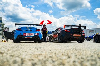 The Toyota GR Cup  Round 8 - R2 in Braselton, Georgia on Sunday, June 14, 2026.

Race, Round 8 - R2 
15, Spike Kohlbecker, TechSport Racing, Toyota GR86, Ackerman Toyota, 22, Jeremy Fletcher, Copeland Motorsports

Photo by
&mdash; JA | SRO Motorsports Group