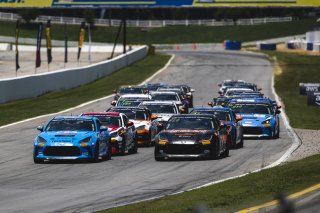 Race Start, #15 Toyota GR86 of Spike Kohilbecker, TechSport Racing, GR Cup, Am, SRO America, Road Atlanta, Braselton, GA, June 12 - 14, 2026
 | Fred Hardy | www.echoandorigin.studio &copy;2026
