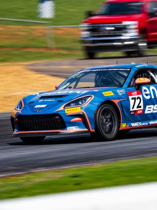 The Toyota GR Cup  Practice - P3 in Braselton, Georgia on Thursday, June 11, 2026.

Test Session, Practice - P3 
72, Ethan Goulart, BSI Racing, Toyota GR86, Endava, TRD

Photo by
&mdash; JA | SRO Motorsports Group