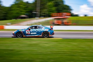 Braselton, Road Atlanta, 72, Ethan Goulart, BSI Racing, Toyota GR86, Endava, TRD, Bella Galloway / TGRNA, Toyota GR Cup, Practice - P1, Georgia, GRCup, Practice
 | SRO Motorsports Group