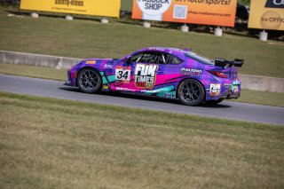 Plymouth, Road America, 34, Rutledge Wood, Precision Racing LA, Toyota GR86, Fun Times Soda Pop, United Toyota Racing Powered by Precision Racing LA, Bella Galloway / TGRNA, Toyota GR Cup, Practice - P2, Wisconsin, GRCup
 | SRO Motorsports Group