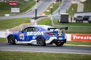 Plymouth, Road America, 98, Max Schweid, RVA Graphics Motorsports by Speed Syndicate, Toyota GR86, Segra, Bella Galloway / TGRNA, Toyota GR Cup, Qualifying - Q1, Wisconsin, GRCup, Qualifying
 | SRO Motorsports Group