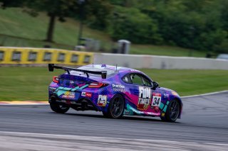Plymouth, Road America, 34, Rutledge Wood, Precision Racing LA, Toyota GR86, Fun Times Soda Pop, United Toyota Racing Powered by Precision Racing LA, JA, Toyota GR Cup, Round 9 - R1, Wisconsin, GRCup, Race
 | SRO Motorsports Group