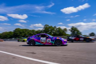 Plymouth, Road America, 34, Rutledge Wood, Precision Racing LA, Toyota GR86, Fun Times Soda Pop, United Toyota Racing Powered by Precision Racing LA, JA, Toyota GR Cup, Round 10 - R2, Wisconsin, GRCup, Race
 | SRO Motorsports Group
