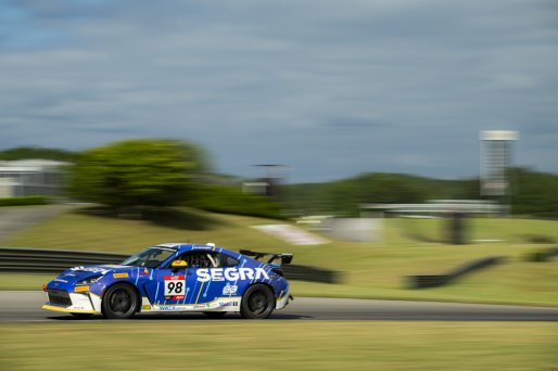 #98 Toyota GR86 of Max Schweid, RVA Graphics Motorsports by Speed Syndicate, GR Cup, Am, SRO America, Barber Motorsport Park, Leeds, AL, Sept 24 - 27, 2026
 | Fred Hardy | Echo & Origin | www.echoandorigin.studio &copy;2026