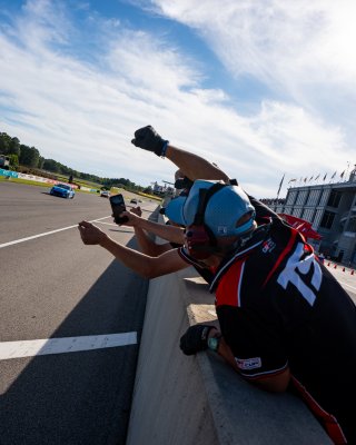 The Toyota GR Cup   in Birmingham, Alabama on Saturday, Sept. 26, 2026.

Race, Celebration, Round 11 - R1 
15, Spike Kohlbecker, TechSport Racing, Toyota GR86, Ackerman Toyota

Photo by
&mdash; James Armas/ TRD | TRD EXIT10