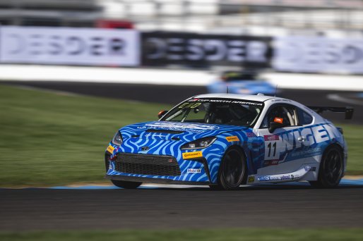 #11 Toyota GR86 of Garrett Manes, RVA Graphics Motorsports by Speed Syndicate, GR Cup, Am, SRO America, Indianapolis 8 Hour, Indianapolis Motor Speedway, Speedway, IN, Oct 7 - 11, 2026
 | Fred Hardy | Echo & Origin | www.echoandorigin.studio &copy;2026