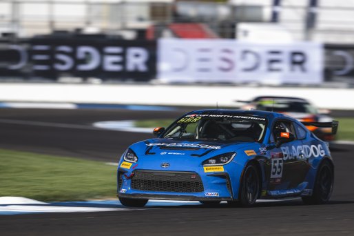 #55 Toyota GR86 of Liam Harrison, Blackdog Racing, GR Cup, Am, SRO America, Indianapolis 8 Hour, Indianapolis Motor Speedway, Speedway, IN, Oct 7 - 11, 2026
 | Fred Hardy | Echo & Origin | www.echoandorigin.studio &copy;2026