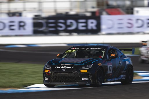 #17 Toyota GR86 of Malbec Ramos, TechSport Racing, GR Cup, Am, SRO America, Indianapolis 8 Hour, Indianapolis Motor Speedway, Speedway, IN, Oct 7 - 11, 2026
 | Fred Hardy | Echo & Origin | www.echoandorigin.studio &copy;2026