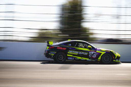 #041 Toyota GR86 of Nathan Dupuis, Copeland Motorsports, GR Cup, Am, SRO America, Indianapolis 8 Hour, Indianapolis Motor Speedway, Speedway, IN, Oct 7 - 11, 2026
 | Fred Hardy | Echo & Origin | www.echoandorigin.studio &copy;2026