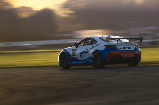 #86 Toyota GR86 of Andrew Gilleland, Dream Machine @ Eagles Canyon, GR Cup, Am, SRO America, Indianapolis 8 Hour, Indianapolis Motor Speedway, Speedway, IN, Oct 7 - 11, 2026
 | Fred Hardy | Echo & Origin | www.echoandorigin.studio &copy;2026