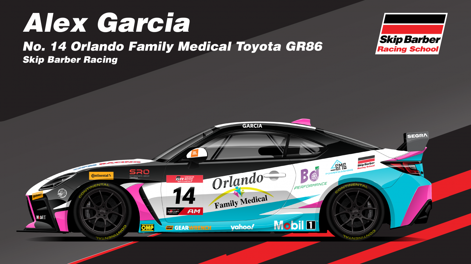 ALEX GARCIA JOINS SKIP BARBER RACING FOR GR CUP NORTH AMERICA EFFORT
