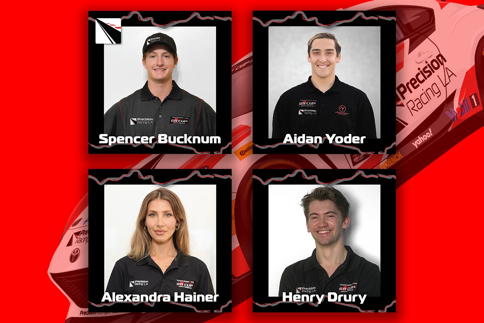 Precision Racing L.A. Reveal Driver Lineup for the 2024 GR Cup Series