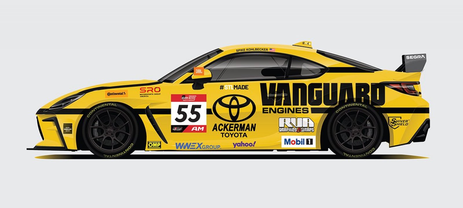 Vanguard to Sponsor Spike Kohlbecker in 2025 GR Cup Series Campaign
