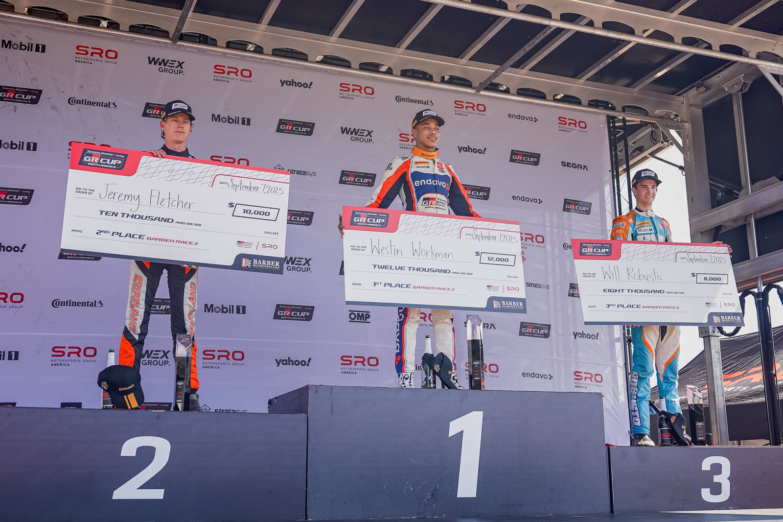 Workman Seals 2025 Championship, Fletcher and Robusto Add to Podium Count at Barber